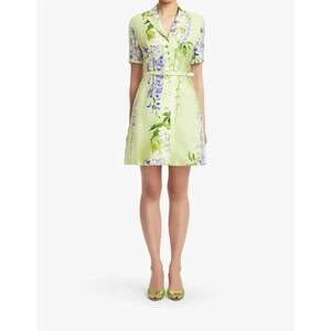 NEW LEO LIN brigitte mini dress in wisteria print